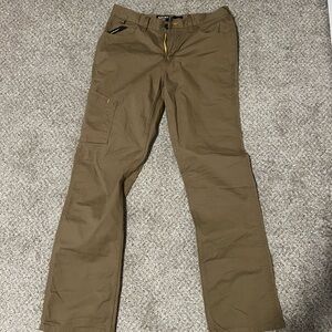 Ariat Rebar M7 Slim Straight Leg Pants in Brown